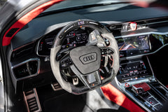 Audi A7 / S7 / RS7 C8 Custom Carbon Fibre Steering Wheel