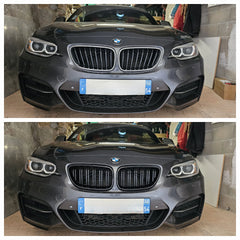 BMW 2 Series Front Carbon Fibre Kidney Grilles (2014-2021 F22 F87 F23)