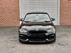 BMW 1 Series 2015 - 2019 (LCI, F20, F21) Gloss Black Kidney Grilles