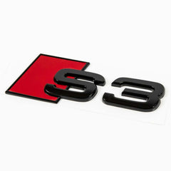 Gloss Black Audi S3 Rear Badge